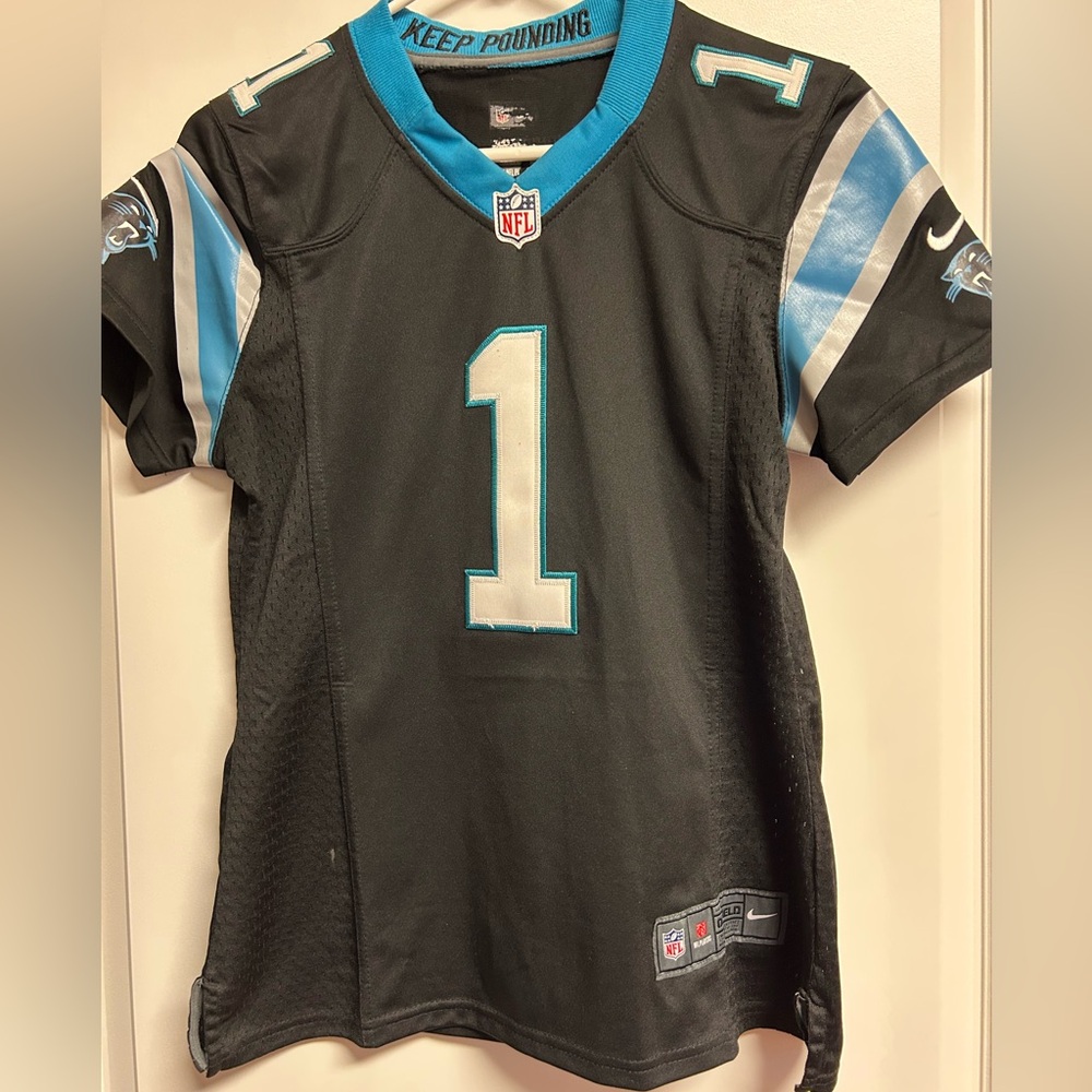 Nike Carolina Panthers On Field Cam Newton Women’s Sports Jersey